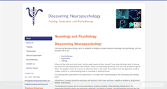 Desktop Screenshot of discoveringneuropsychology.com