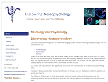 Tablet Screenshot of discoveringneuropsychology.com